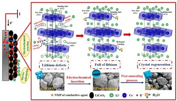 بازیافت مستقیم کاتد باتری لیتیومی