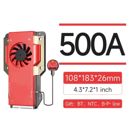 برد BMS باتری لیتیوم آهن فسفات 20 سل 500 آمپر - رها باتری