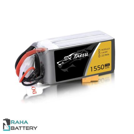 باتری لیتیوم پلیمر 1550 میلی‌آمپر 4 سل - رها باتری