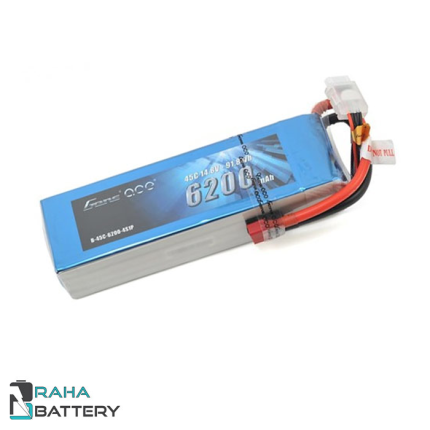 باتری لیتیوم پلیمر 4 سل 6200 میلی آمپر - رها باتری
