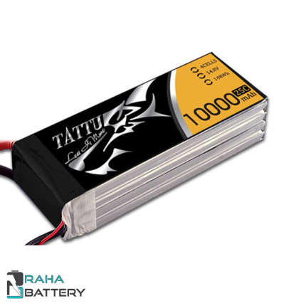 باتری لیتیوم پلیمر 4 سل 10000 میلی آمپر - رها باتری