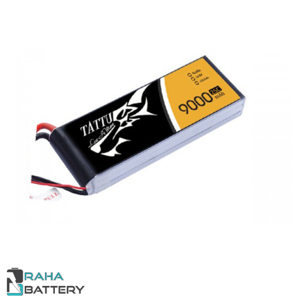 باتری لیتیوم پلیمر 4 سل 9000 میلی آمپر - رها باتری