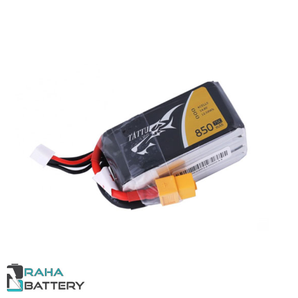 باتری لیتیوم پلیمر 4 سل 850 میلی آمپر - رها باتری