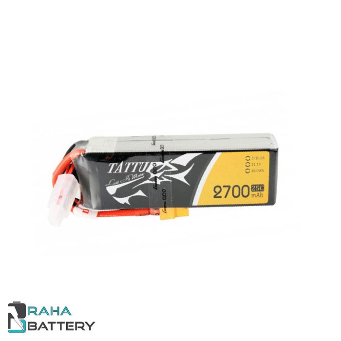 lithium-2700-021124.jpg باتری لیتیوم پلیمر 3 سل 2700 میلی آمپر tattu - رها باتری