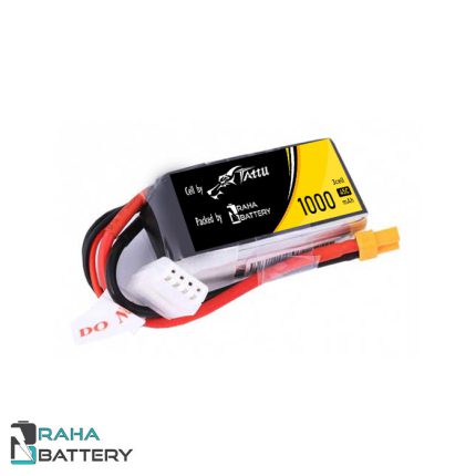 باتری لیتیوم پلیمر 3 سل  1000mAh 45C - رها باتری