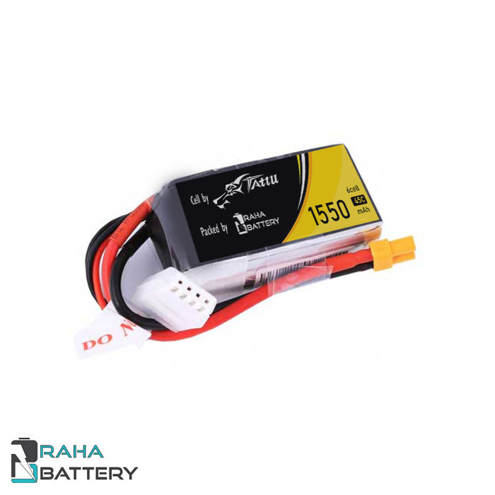 rb1550mah-6s-030513-1.jpg باتری لیتیوم پلیمر شش سل 1550 میلی آمپر 45C برند tattu