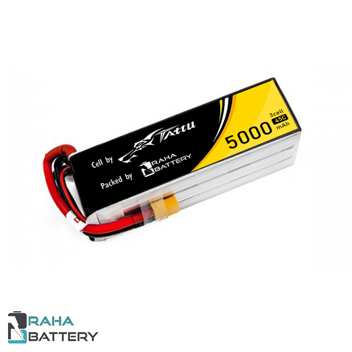 rb5000mah-3s-030510-1.jpg باتری لیتیوم پلیمر 3 سل 5000 میلی آمپر ظرفیت 45C - رها باتری