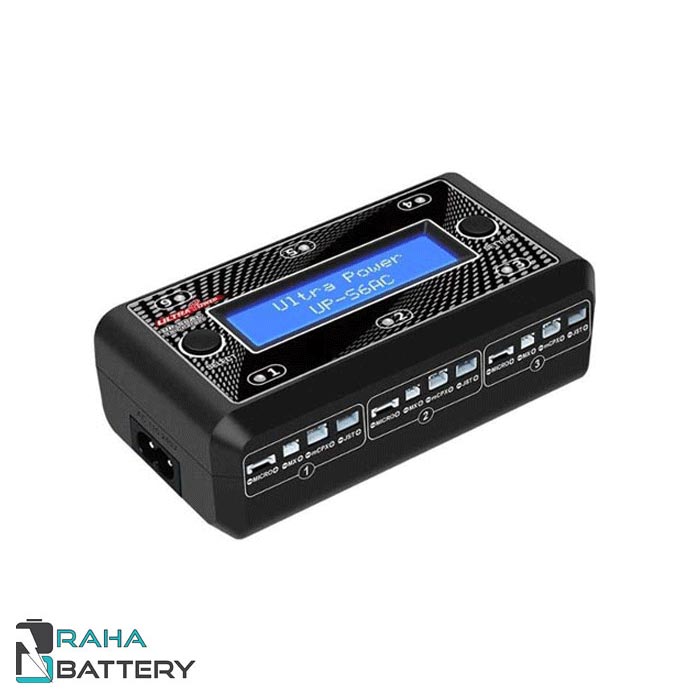 ups6ac-021123.jpg شارژر باتری UltraPower UP-S6AC - رها باتری
