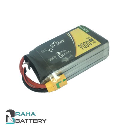 باتری لیتیوم پلیمر 4 سل 9000 میلی آمپر - رها باتری