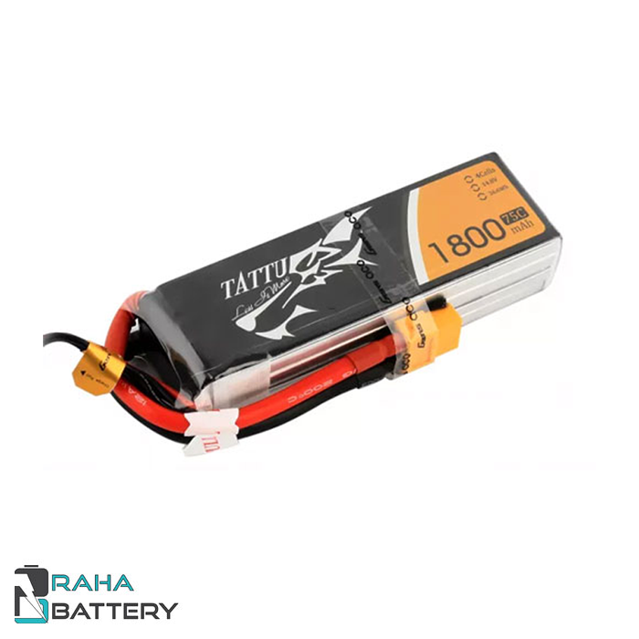 Lithium-polymer-battery-3-cell-Tatto-1800mAh-75C-021108 باتری لیتیوم پلیمر 3 سل 1800 میلی آمپر 75C - رها باتری