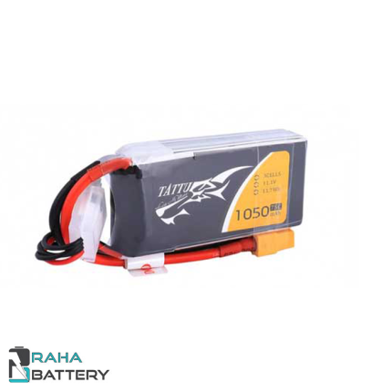 باتری لیتیوم پلیمر 5 سل TATTU 1050mAh 75C