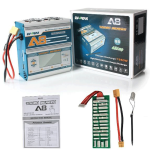 شارژر باتری EV-Peak A8 به همراه متعلقات درون جعبه