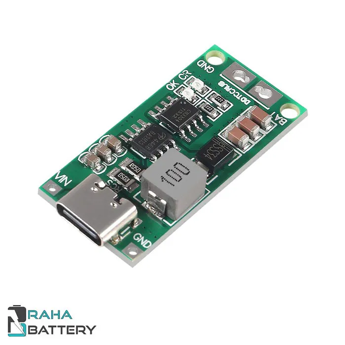 product-3-cell-1-amp-battery-charger-board-profile برد شارژر باتری 3 سل 1 آمپر با ورودی Type-C - رها باتری