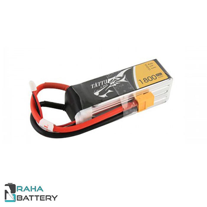 tattu-1800ma-45c-3cell-020927 باتری لیتیوم پلیمر سه سل 1800 میلی آمپر - رها باتری
