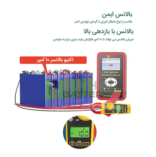 بالانس بهینه و ایمن در بالانسر اکتیو 10 آمپر