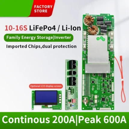 BMS هوشمند 200 آمپر 16 سل - رها باتری