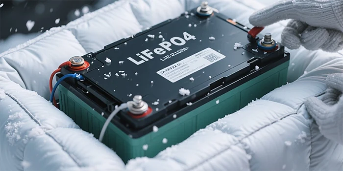 عملکرد باتری‌های LiFePO₄ در هوای سرد