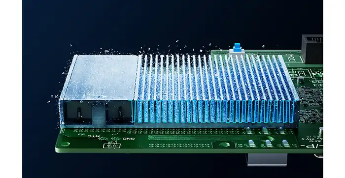 هیت‌سینک موج‌دار در BMS برند دالی 100 آمپر