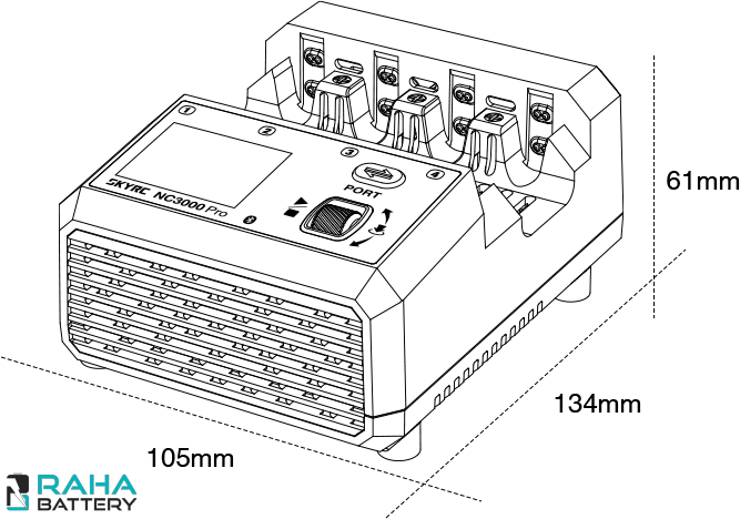 ابعاد NC3000 Pro