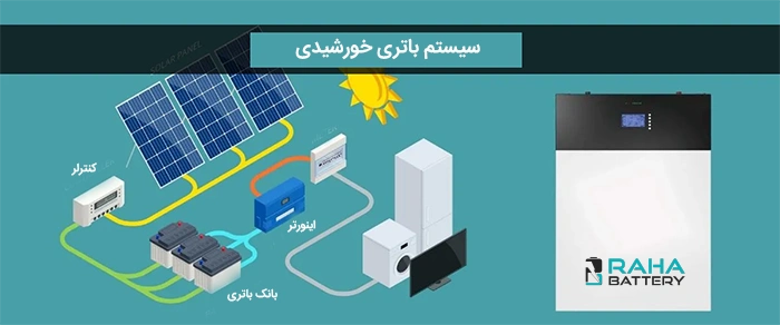 اجزای سیستم باتری خورشیدی