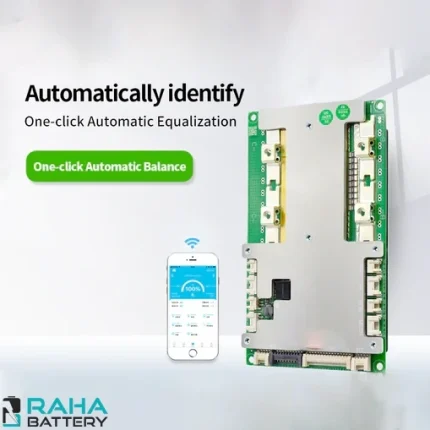 ماژول BMS هوشمند باتري ليتيومي 8 تا 24 سل 60 آمپر - رها باتری