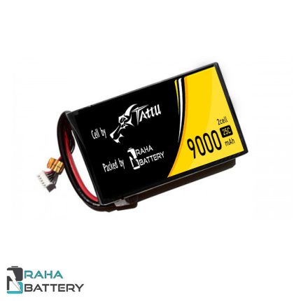 باتری لیتیوم پلیمر 2 سل 8C  9000 mAh  Tattu