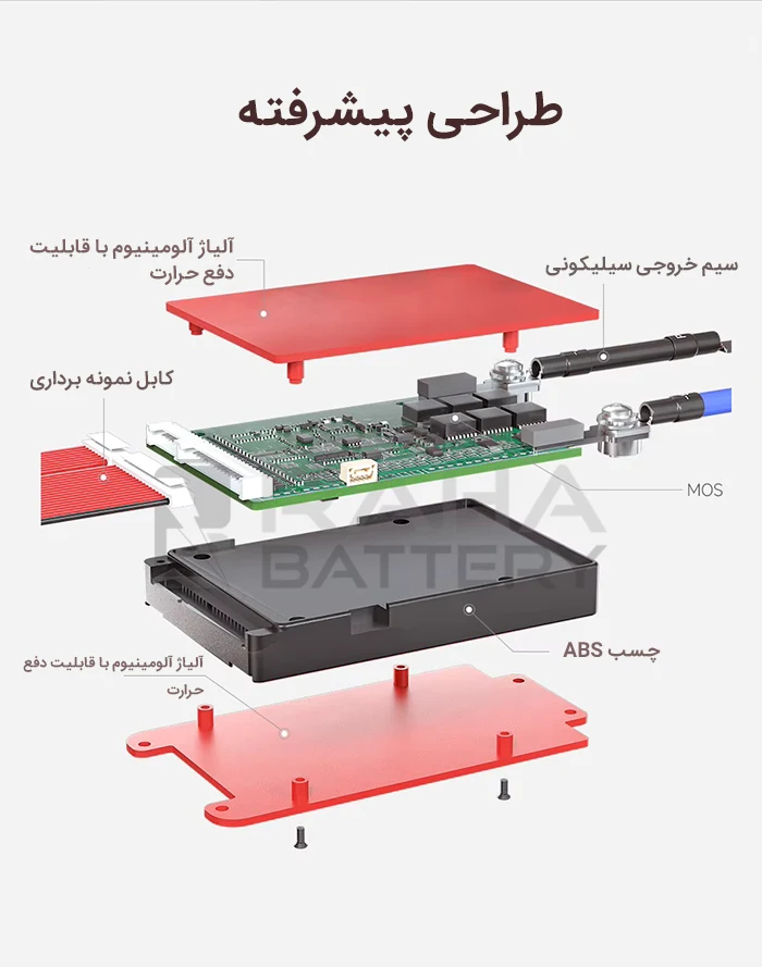 اجزای سازنده bms باتری لیتیوم یون