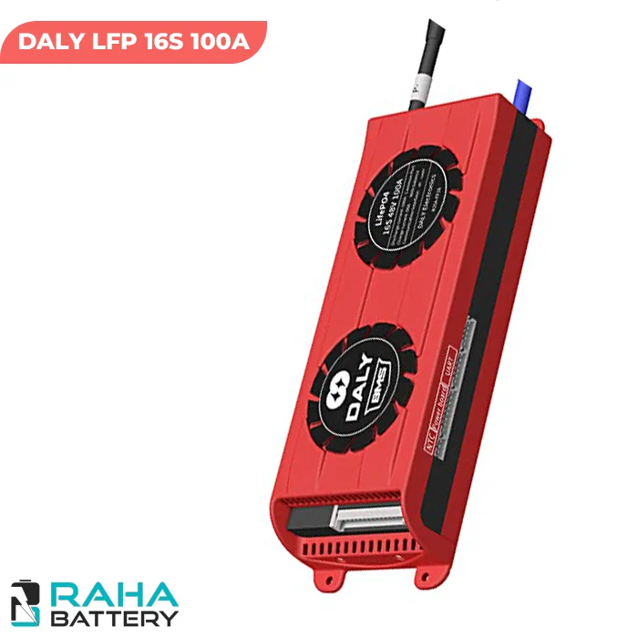 daly-bms-li-ion-16s-100a-profile ماژول محافظ شارژ باتری لیتیوم فسفات ۱۶ سلول ۱۰۰ آمپر - رها باتری