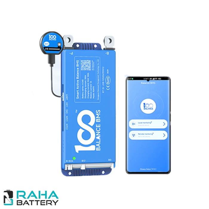 smart-active-balancer-lifepo4-daly-8-to-24s-100a-profile ماژول محافظ هوشمند باتری آهن فسفات 8 تا 24 سل 100 آمپر با بالانس اکتیو برند DALY